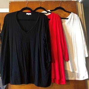 PIKO Shirt, 3/4 Sleeve, ONLY RED AVAILABLE, Size S
